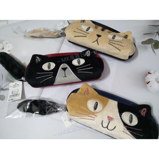 蔓菟小舖💖日本noafamily 諾亞家族 眼鏡盒 眼鏡袋 絨毛貓臉 硬式軟式兩用 眼鏡收納包 G31