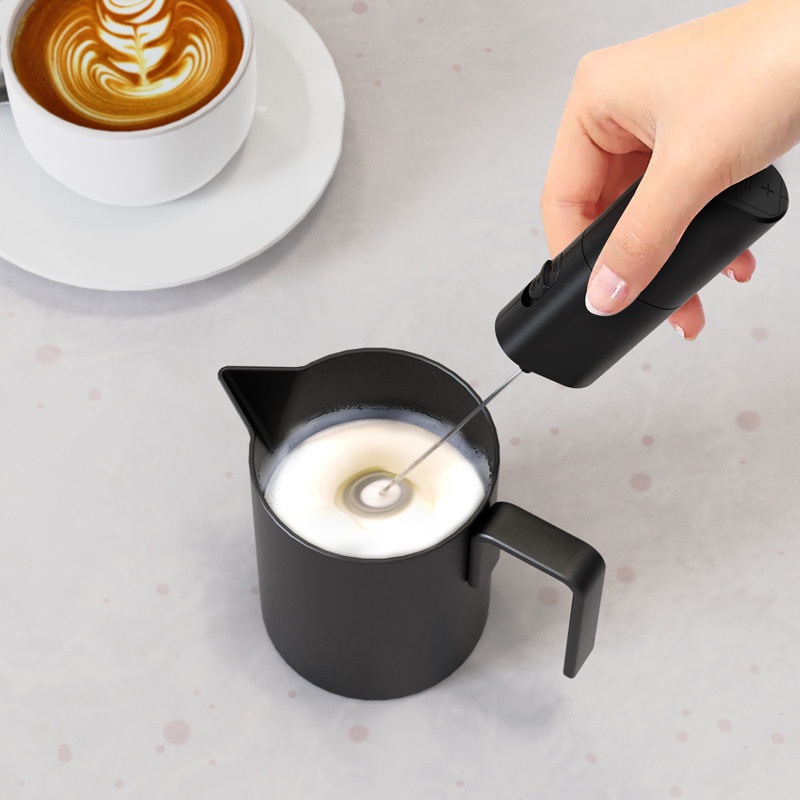 牛奶奶泡器攪拌器打蛋機起泡器打奶器奶泡機高續航咖啡電動傢用 lcl