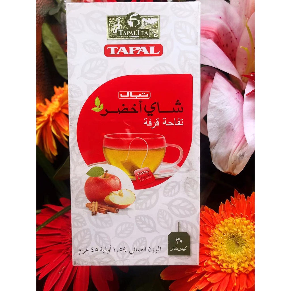 GREEN TEA Cinnamon蘋果味rou桂茶進口綠茶花茶巴基斯坦特色水果