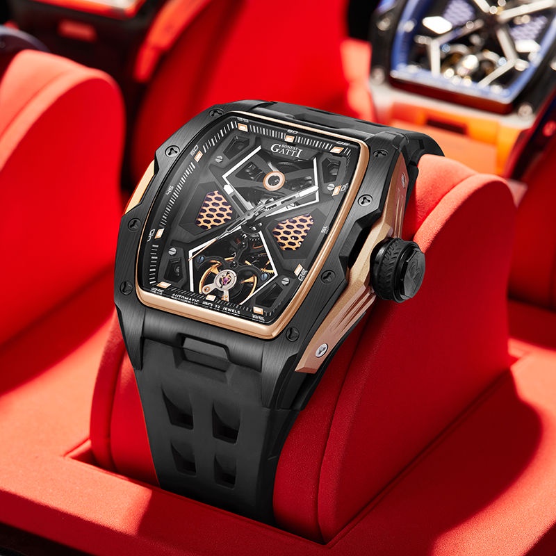 bh布加迪德國2022新款全自動機械錶男士手錶正品牌男生禮物夜光潮流