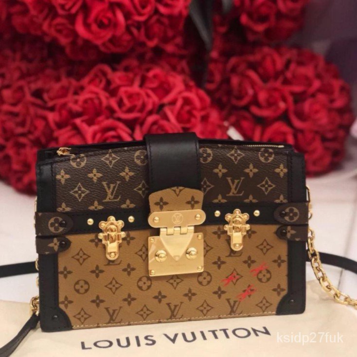 Louis Vuitton Monogram Reverse Canvas Trunk Clutch m43596 Ganebet Store -  Louis - Case - Vuitton - Coin - Monogram - owned City Steamer MM tote bag -  Key - Cles - M62650 – Louis Vuitton pre - Case - Pochette