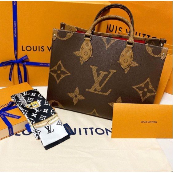 二手Louis Vuitton LV Onthego MM 購物包 手提包 肩背包