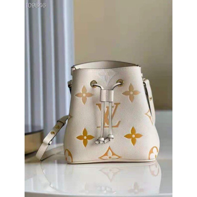 二手Louis Vuitton LV NéONOé 香草黃 水桶包 M45709