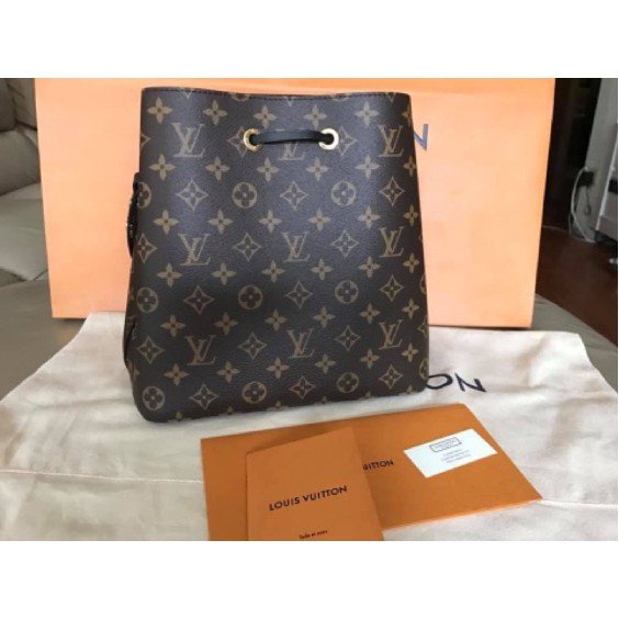 二手Louis Vuitton LV NéONOé 黑色 水桶包 M44020