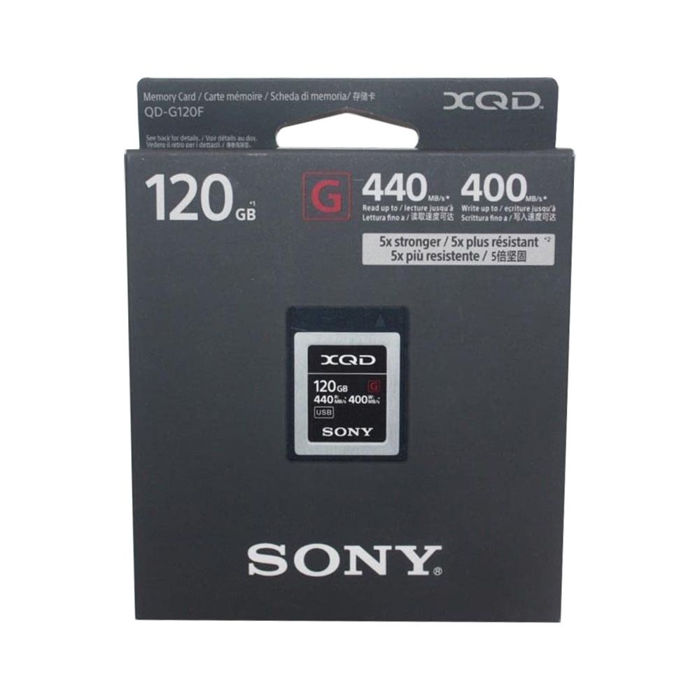 索尼 Sony 120GB G系列 XQD 高速存取記憶卡 (QD-G120F) R:440 MB/s(平行進口)