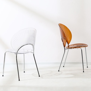 【凳子】設計師傢用貝殻椅子INS網紅民宿酒店咖啡餐椅簡約靠背凳子休閒椅