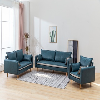 【客廳沙發】簡易沙發 意式科技佈藝沙發 組閤小戶型傢具三人沙發 簡約現代公寓客廳小沙發
