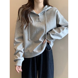 風衣 衛衣 女 春秋 薄款 寬鬆 韓版 學生 網紅 百搭 長袖 帶帽 上衣 外套 休閒 搭配 必備 潮流款