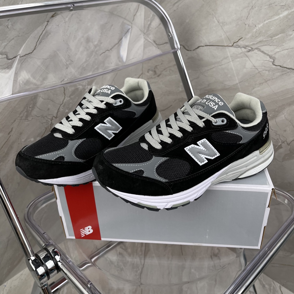 New Balance 993 美國製 黑白銀 休閒運動慢跑鞋 男女鞋 MR993BK