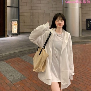 秋季2020新款學院風可愛減齡小熊寬松連帽薄款長袖衛衣外套女學生 韓版 寬鬆 大尺碼 外套女 春秋薄款 百搭 長袖上衣
