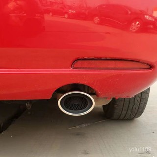 靚車網 汽車配件 汽車改造 改車 尾氣 排氣管 尾喉 汽車用品 馬自達6專用不銹鋼排氣管尾喉改裝M6馬6馬自達3Axel