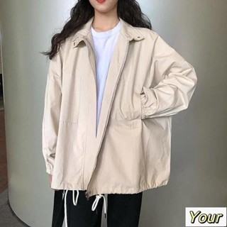 【Your】外套女 甜酷外套女百搭韓版ins學生潮鹽系港味溫柔少女上衣炸街休閑風衣