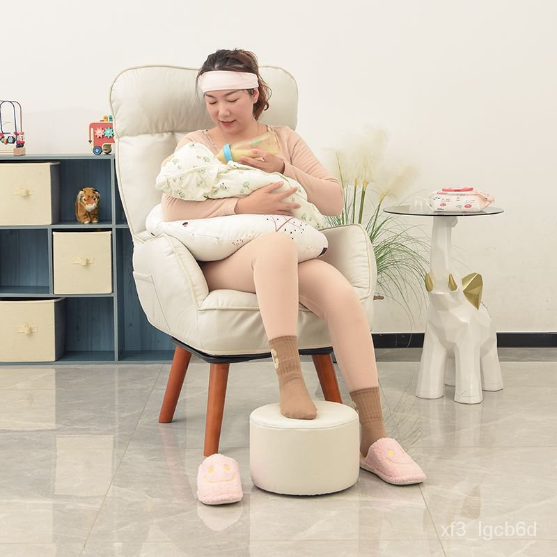 新品上架 限時折扣 單人孕㛿月子餵奶椅哺乳神器躺臥小戶型休閒沙髮椅