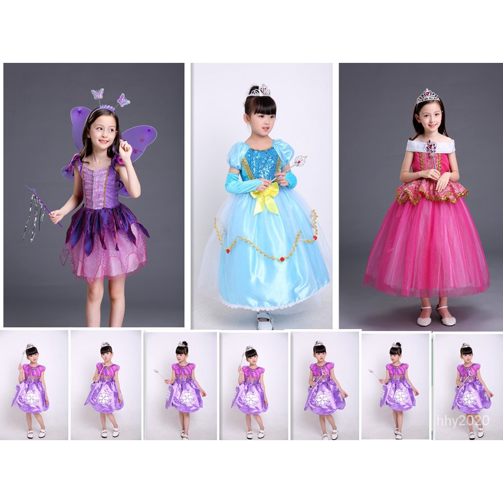 【🔥活動秒殺🔥】六一兒童演出服cosplay動漫服裝化妝 舞會角色扮演服灰姑娘公主裙 RPZU