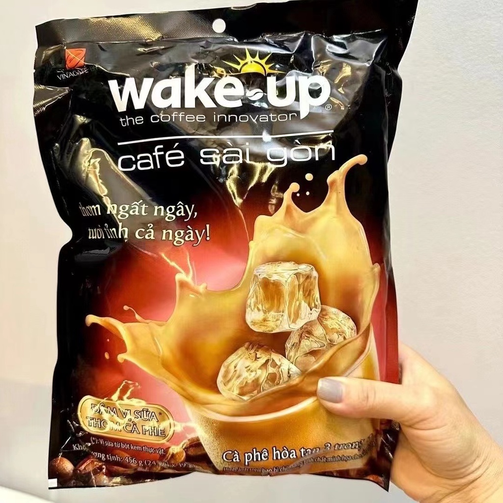越南進口威拿咖啡wake up cafe sai gon西貢冰咖啡456克24小包