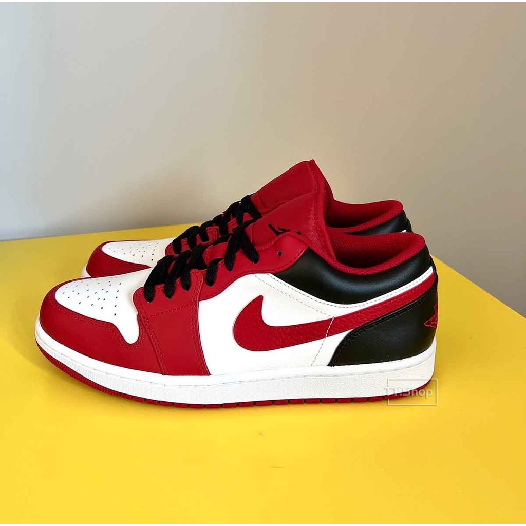 『正貨 』Nike Air Jordan 1 Low 芝加哥 黑白紅 男鞋 553558-163