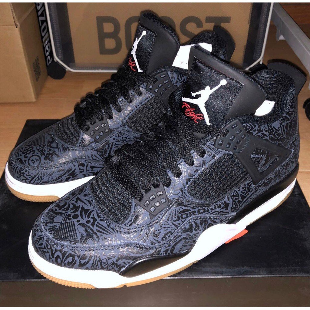 Air Jordan 4 Black Laser 黑鐳射 氣墊 籃球鞋 運動鞋CI1184-001