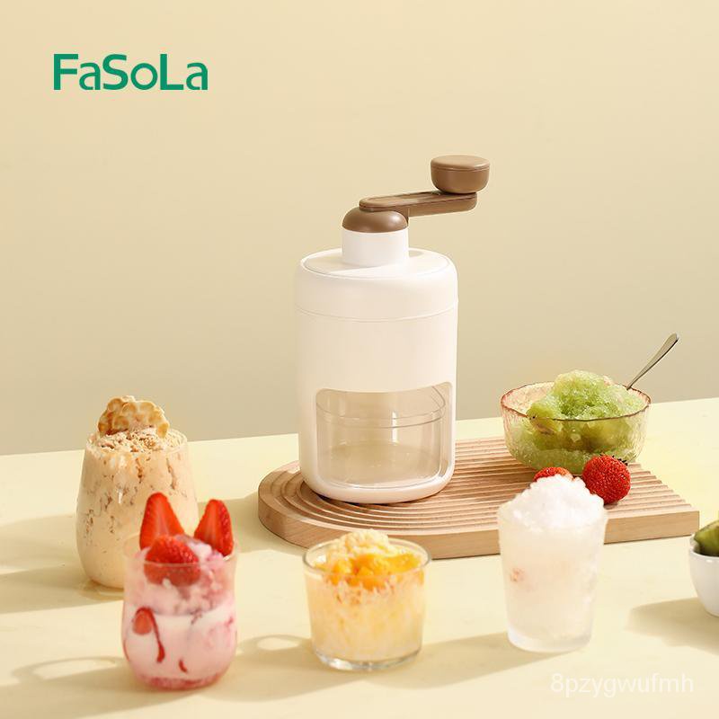 FaSoLa刨冰機 傢用小型擺攤手動碎冰機 綿綿冰 手搖冰沙機 刨冰機 MC12