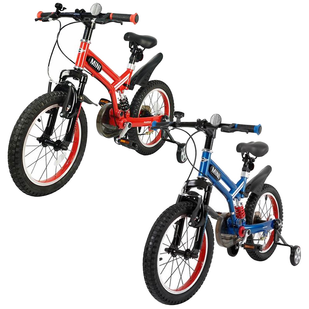 英國 Mini Cooper 越野型兒童自行車/腳踏車16吋系列(紅/藍)【甜蜜家族】