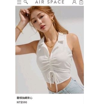 Air Space 白襯衫背心 二手（議價）