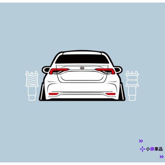 ✨台灣出貨✨豐田 ALTIS 9代 10代 10.5代 11代 11.5.代 12.代改裝貼紙 恐高癥 HF風格車貼 氣