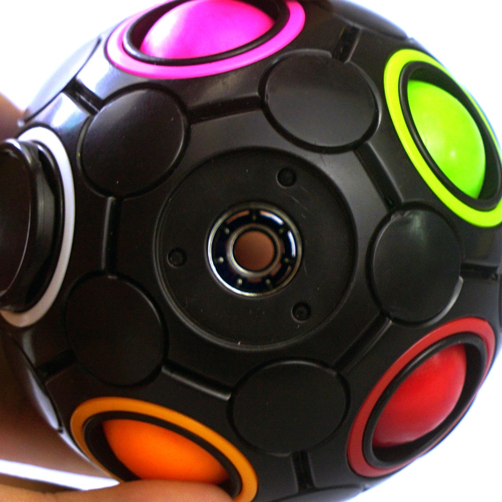 優選好貨 【指尖彩虹球】魔力球可旋轉 軸承彩虹球 腦力手指足球 兒童益智玩具
