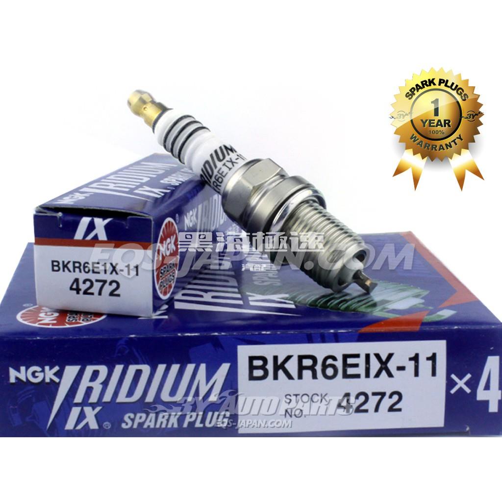 黑海極速•NGK BKR6EIX-11 #4272（單支）銥合金火星塞 4272