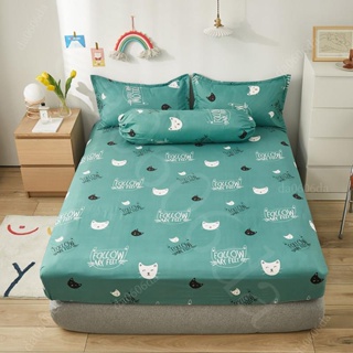 卡通小鯨魚床包 360度全包裹床包 活性磨毛床包枕套 單人/標準雙人/加大雙人床包915