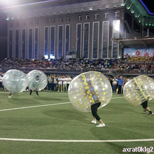 🍕充氣碰碰球撞撞球戶外加厚趣味運動會道具兒童泡泡足球透明滾筒球🍋瘋狂折扣