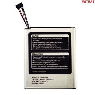 WITBAT適用Franklin Wireless R815無線路由器電池FBXS1B911🎀