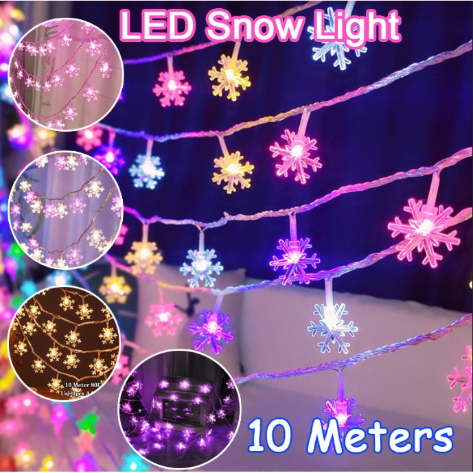 10M LED Comet String Light Fairy Twinkling String Lights Gar