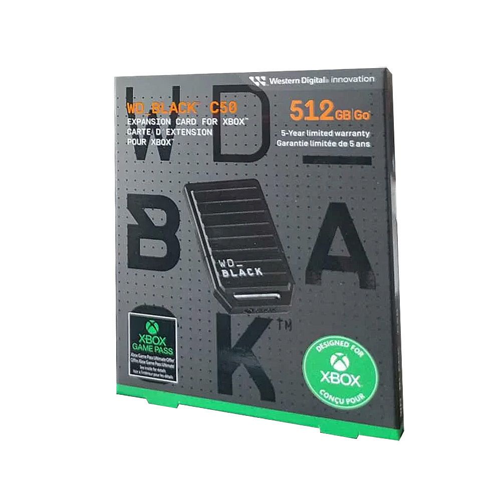 WD_BLACK C50 隨插即用擴充記憶卡 512GB (Xbox Series X|S 適用)(平行進口)