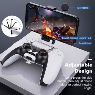For PS5 Gamepad Controller Smart Phone holder Gaming Holder