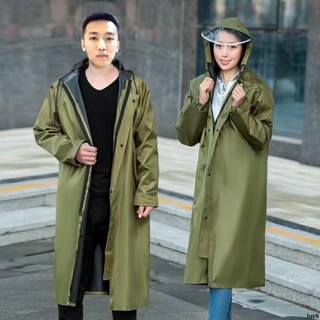 加長加大款#時尚防暴雨連體雨衣長款風衣男全身防水騎行加厚成人雨衣釣魚帶帽