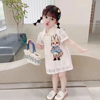 MOMOKO 洋裝 兒童連身裙 女童連衣裙 2023新款兒童裝夏季洋氣薄款女童夏裝公主裙裙子