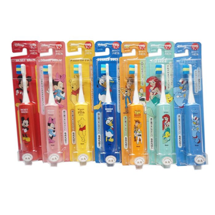 SKATER 日本原裝 迪士尼 兒童電動牙刷 米奇 米妮 維尼 玩具總動員 公主【3739159】