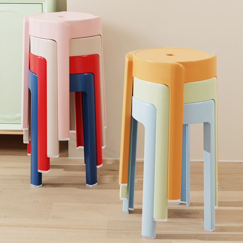 【台灣現貨】塑料旋風凳 家用加厚 圓凳 現代簡約創意 客廳可疊放餐桌塑膠高椅子 風車凳子