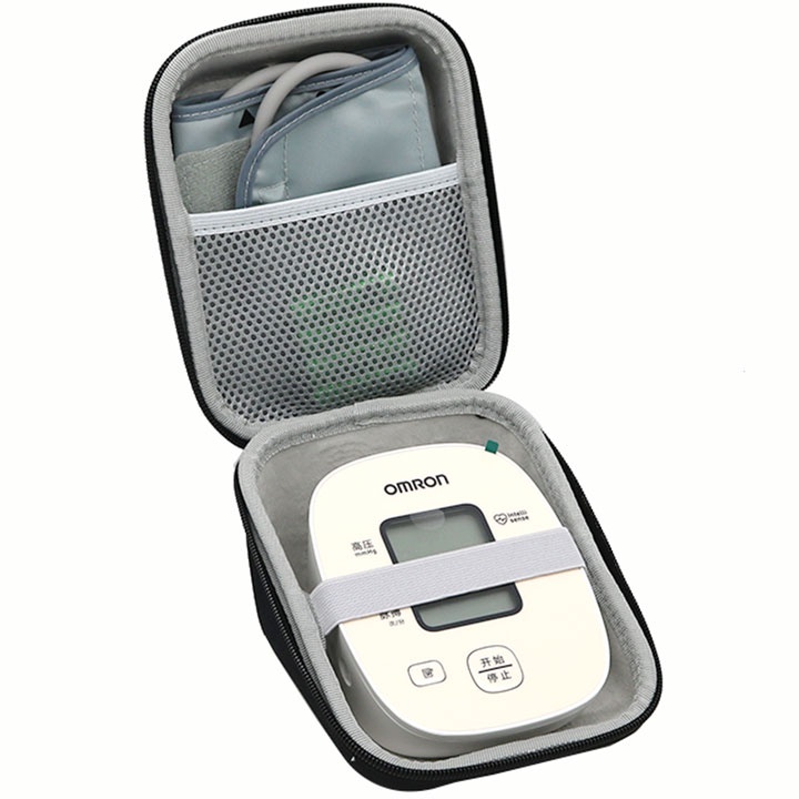 收納包 適用 歐姆龍血壓測量儀收納包魚躍家用血壓計保護便攜抗壓硬盒U16 現貨防震包