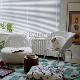 【免運】白色貝殻椅北歐餐椅複古vintage椅簡約塑料書桌椅ins網紅洽談椅子