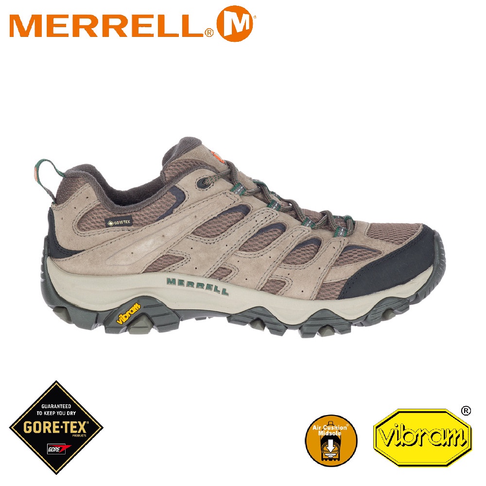 【MERRELL 美國 男 MOAB 3 GORE-TEX防水登山鞋《原石色》】 ML035797/越野鞋/戶外鞋/健行