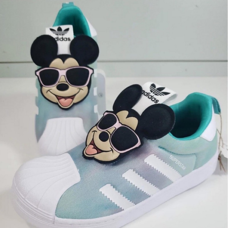 ADOBEU.S. 美國 ADIDAS SUPERSTAR 360 童鞋 紅 米奇 米妮 US 13K