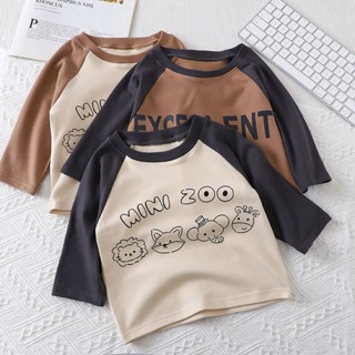 ✨HELLOBABY童裝店✨ 兒童衣服【A類德絨】百搭秋季上衣男女兒童打底衣長袖外穿衛衣秋衣保暖衣 兒童衣服