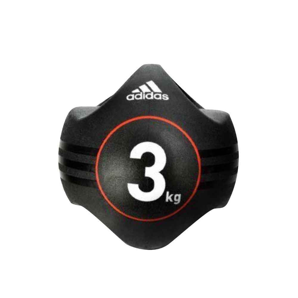 adidas 雙握把藥球/重力球-3kg