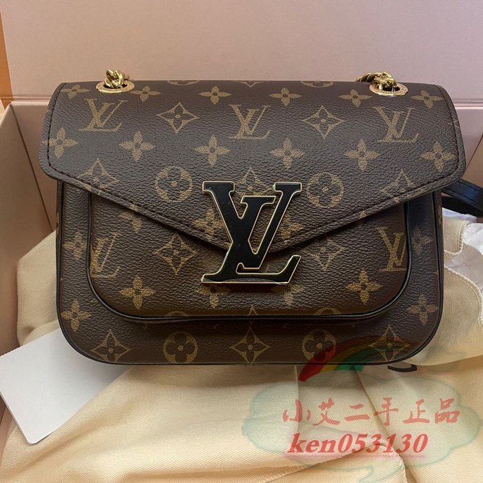 二手 LV 路易威登 M45592 NEW CHAIN BAG M45592 郵差包 鏈條包 肩背包 斜背包