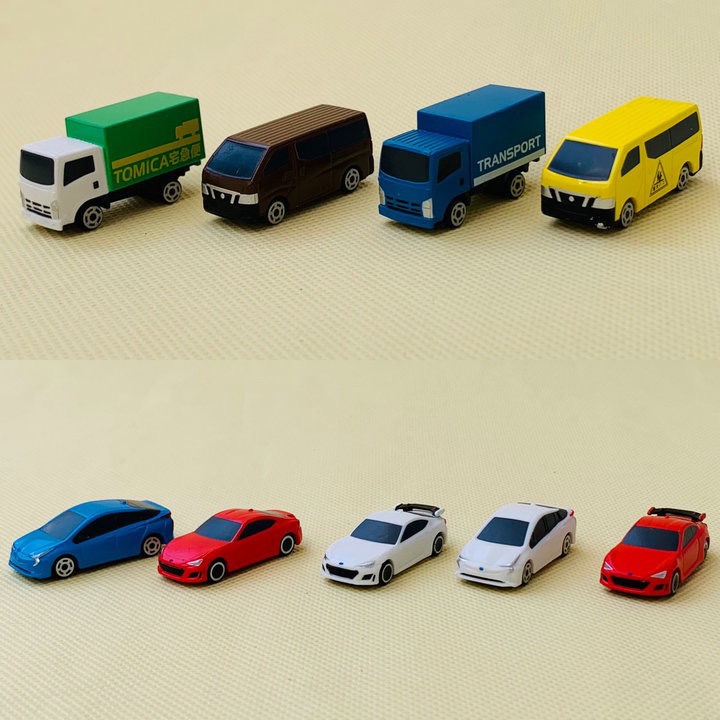 正版散貨 多美汽車 迷你樓盤沙盤小車 本田轎車 貨車慣性模型玩具