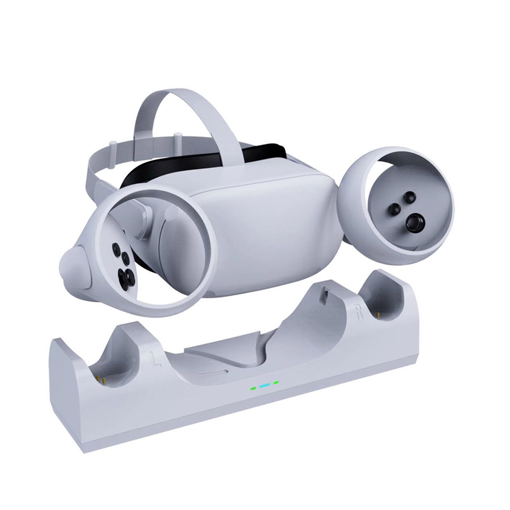 ❀ZAOAN Oculus quest 2 VR頭盔充電套裝Oculus quest 2 VR左右手柄座充