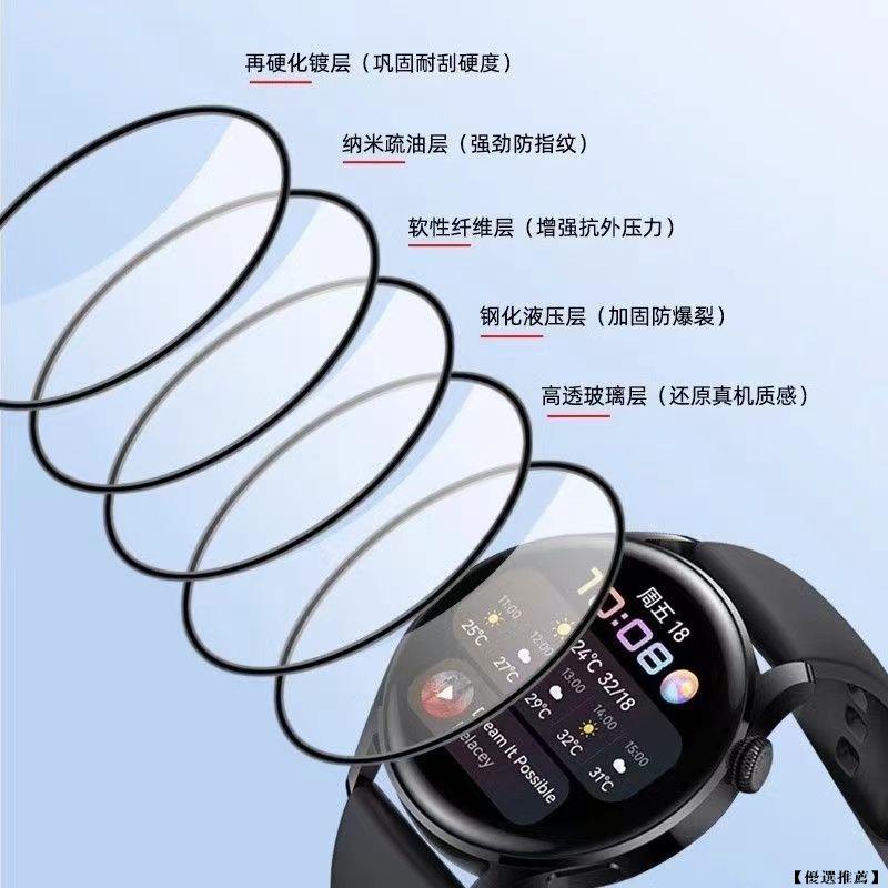 huawei watch4 Pro 46/48MM保護膜 全屏覆蓋保護膜 華為 watch4 GT4  保護套 保護貼
