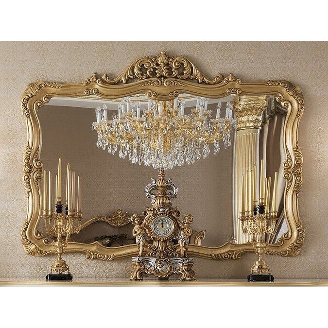 歐式浴室古典鵰花梳妝鏡衛生間臥室壁掛化妝鏡法式玄關複古裝飾鏡