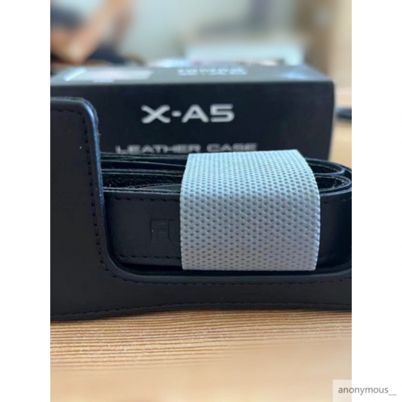 √富士微單相機XA5相機包X-A5底座保護套皮套原廠真皮包