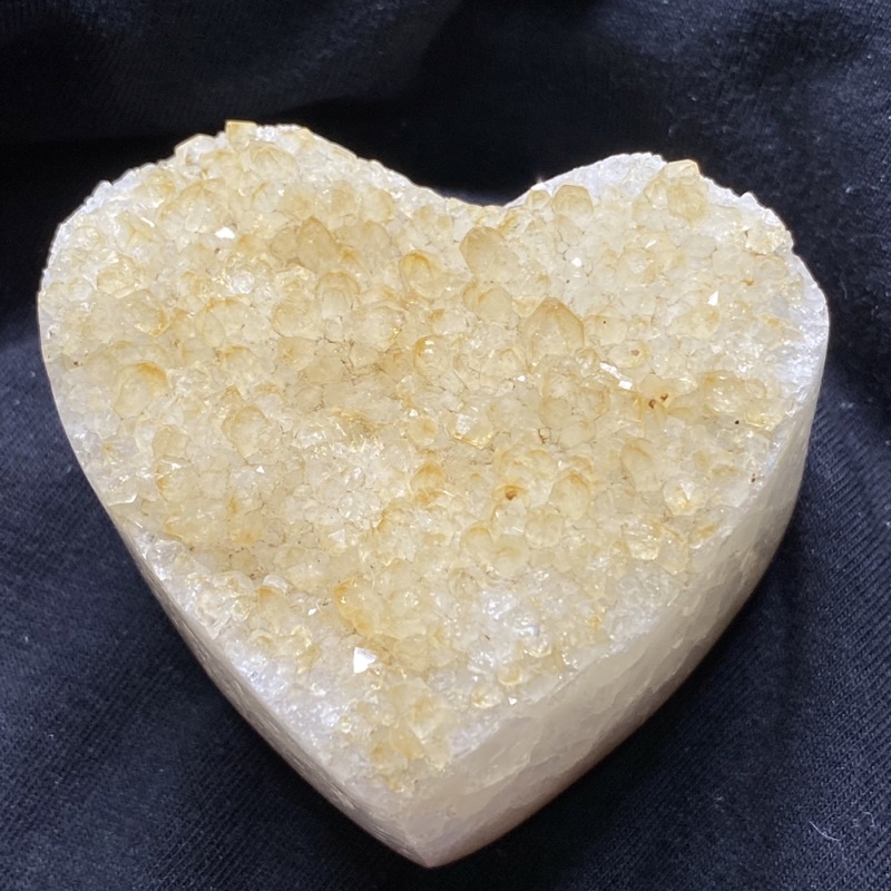 [原礦]台灣雲水晶 天然 紫水晶 黃水晶 白水晶 愛心 晶鎮 小晶鎮